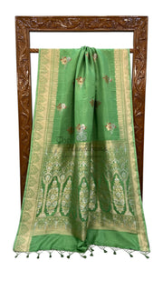 Pure Mushroo Silk Handloom Banarasi Saree - The Handlooms
