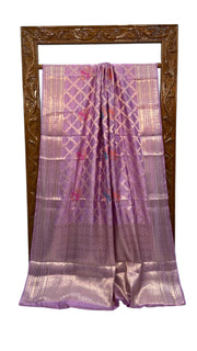 Pure Mango Silk Banarasi Handloom Saree - The Handlooms