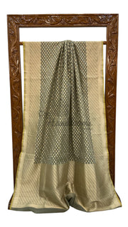 Pure Cotton Tissue Banarasi Handloom Saree - The Handlooms