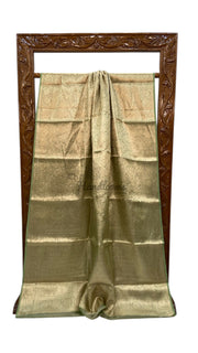 Pure Kora Tissue Tanchui Handloom Banarasi Saree - The Handlooms