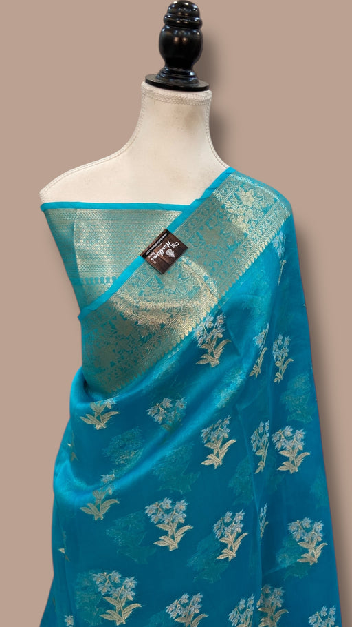 Pure Kora Handloom Banarasi Saree - The Handlooms