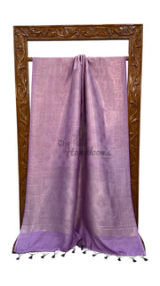 Pure Moonga Khaddi Handloom Banarasi Saree with meenakari - The Handlooms