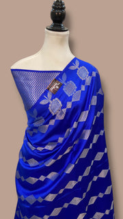 Pure Mango Silk Banarasi Handloom Saree - The Handlooms