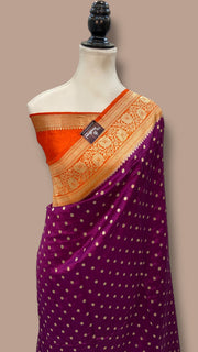 Pure Chiniya Khaddi Handloom Banarasi Saree - The Handlooms