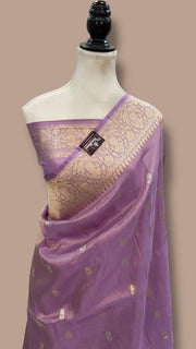 Pure Katan Tissue Silk Banarasi Handloom Saree - All Over Sona Roopa Kadua Motifs - The Handlooms