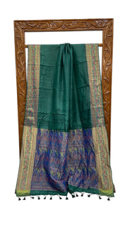 Pure Tussar Silk Handloom Banarasi Saree - The Handlooms