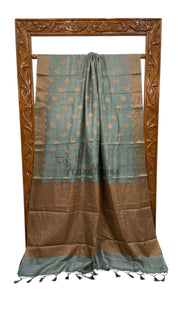 Pure Tussar Silk Handloom Banarasi Saree - The Handlooms