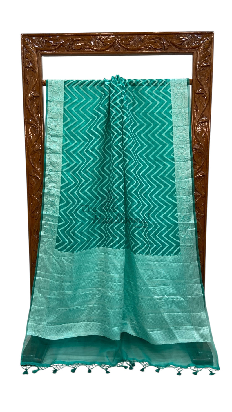Pure Kora Handloom Banarasi Saree - The Handlooms