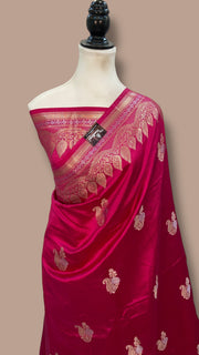 Pure Mango Silk Banarasi Handloom Saree - The Handlooms