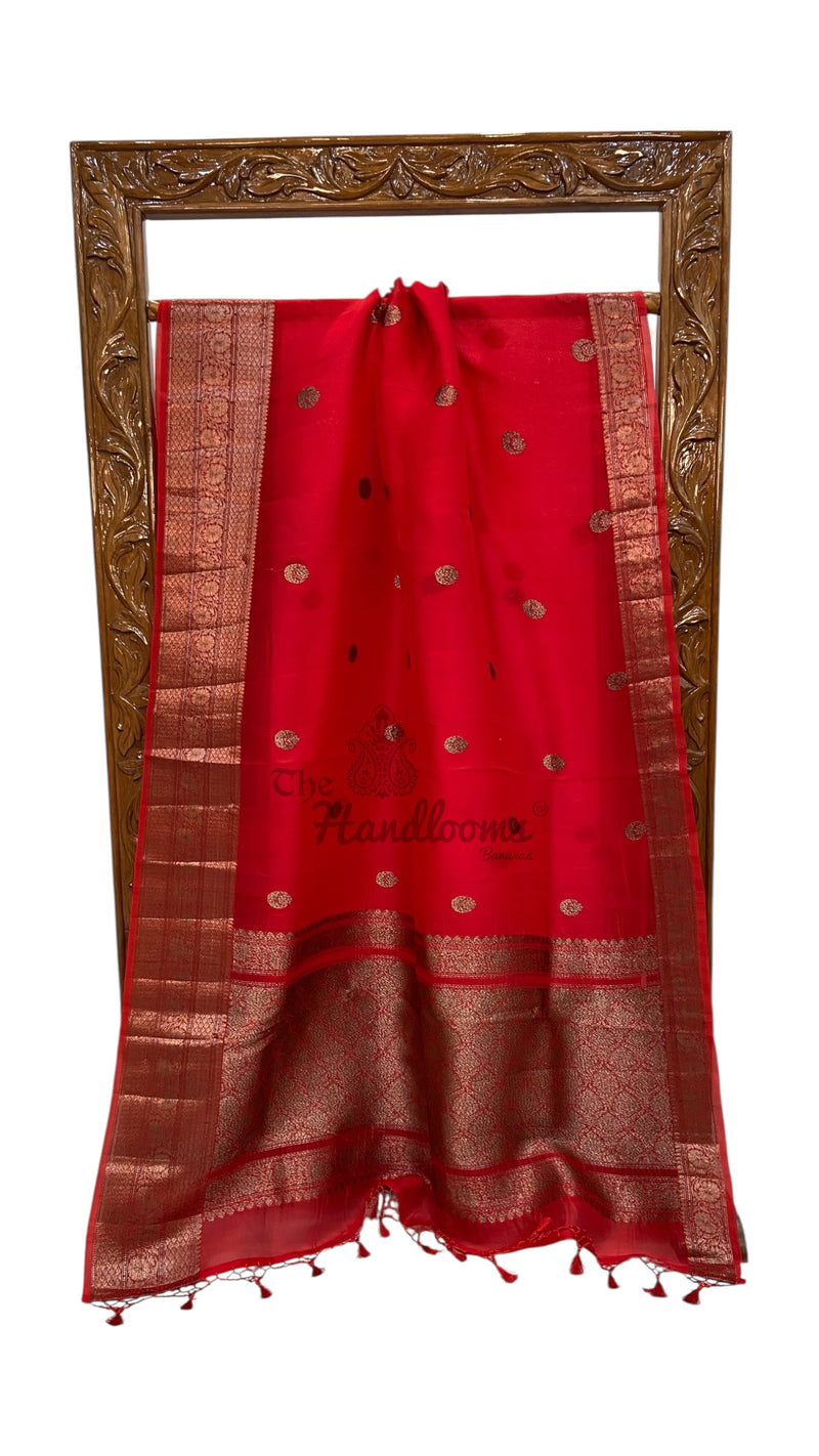Pure Kora Handloom Banarasi Saree - The Handlooms