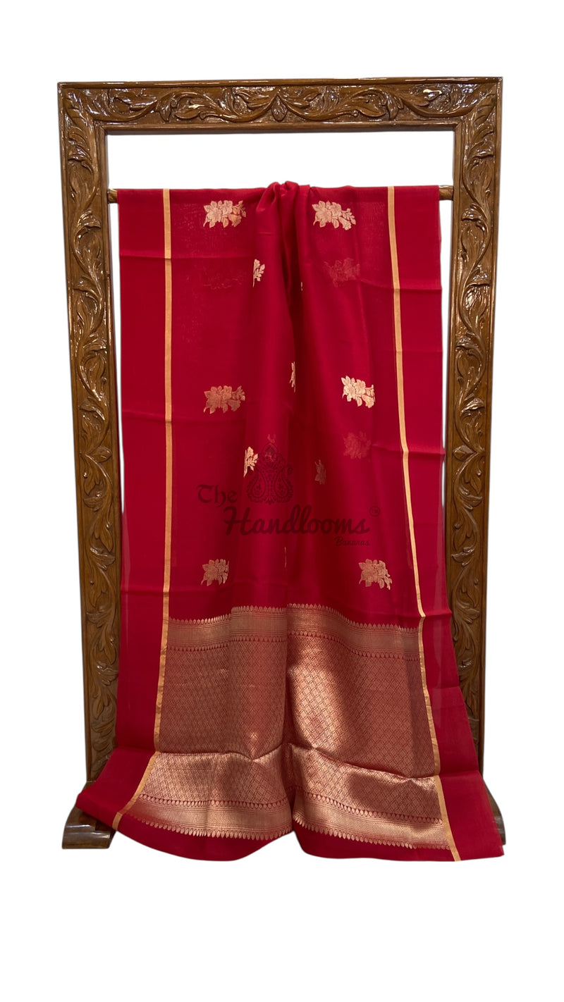 Pure Kora Handloom Banarasi Saree - The Handlooms