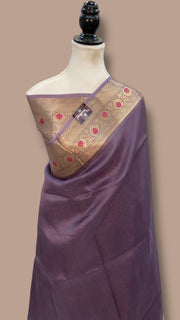 Pure Kora Silk Handloom Banarasi Saree - The Handlooms