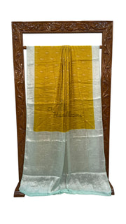 Pure Chiffon Khaddi Banarasi Saree - The Handlooms