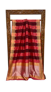 Pure Katan Silk Banarasi Handloom Saree - Rangkat - The Handlooms