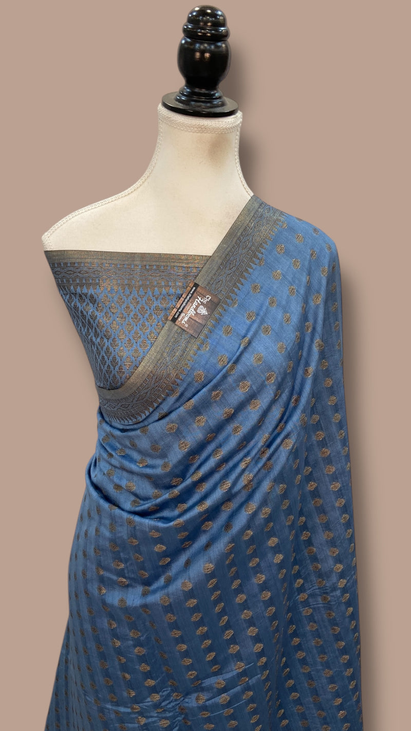 Pure Chiniya Silk Khaddi Handloom Banarasi Saree