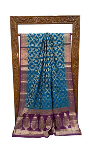 Pure Chiniya Silk Handloom Banarasi Saree - The Handlooms