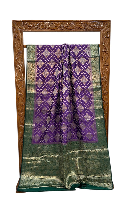 Pure Chiniya Silk Handloom Banarasi Saree - The Handlooms