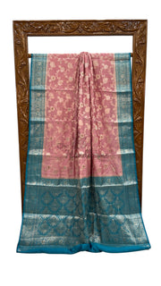Pure Chiniya Silk Handloom Banarasi Saree - The Handlooms