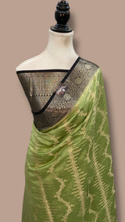 Pure Chiniya Silk Handloom Banarasi Saree - The Handlooms