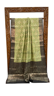 Pure Chiniya Silk Handloom Banarasi Saree - The Handlooms
