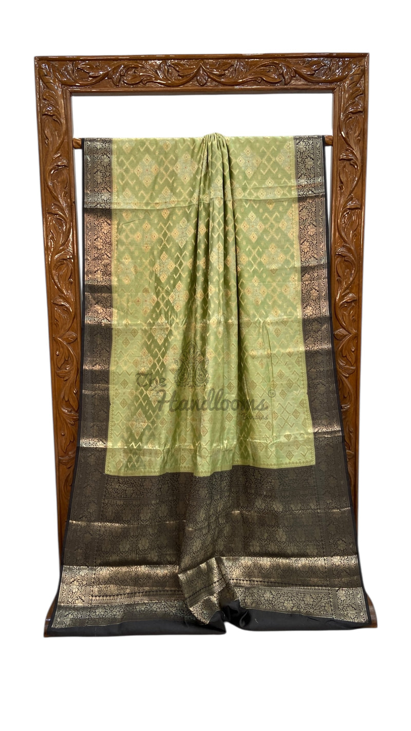Pure Chiniya Silk Handloom Banarasi Saree - The Handlooms