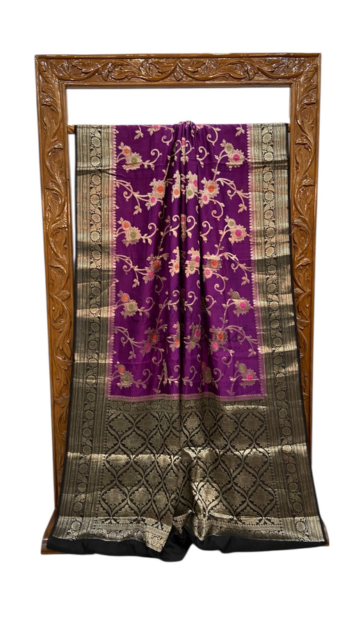 Pure Chiniya Silk Handloom Banarasi Saree - The Handlooms