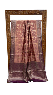 Pure Mango Silk Banarasi Handloom Saree - The Handlooms