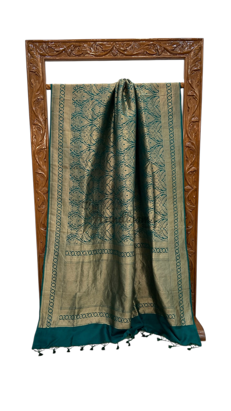Pure Katan Silk Banarasi Handloom Saree - Tanchui Brocade