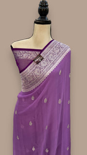 Pure Georgette Banarasi Saree - The Handlooms