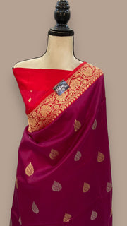 Pure Kora Handloom Banarasi Saree - The Handlooms