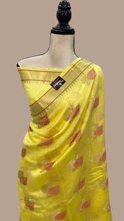 Pure Chanderi Handloom Banarasi Saree - The Handlooms