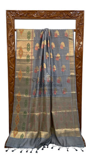 Pure Chanderi Handloom Banarasi Saree - The Handlooms