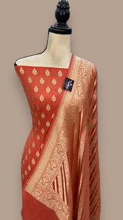Khaddi Georgette Banarasi Dress material - The Handlooms