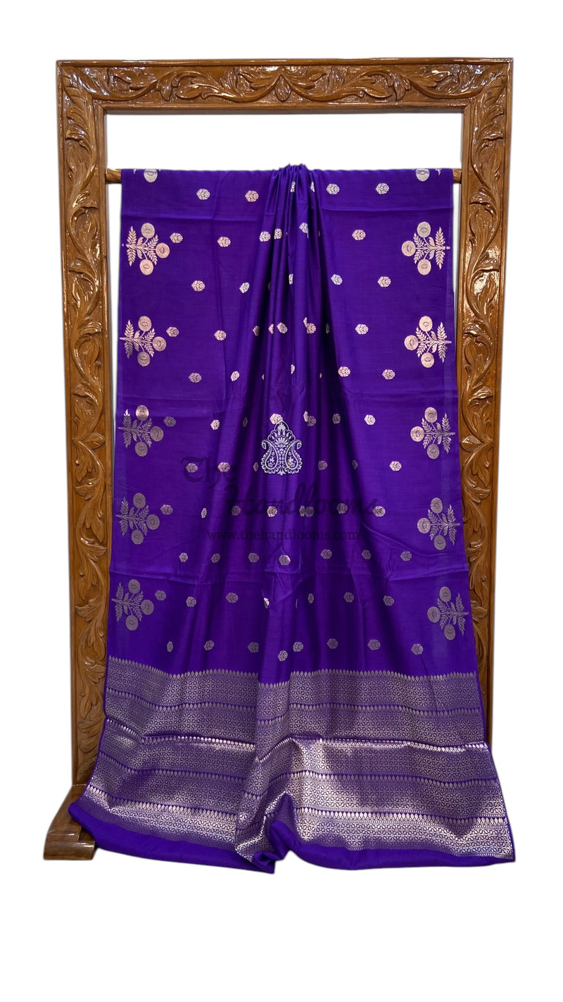Pure Chiniya Silk Handloom Banarasi Saree - The Handlooms
