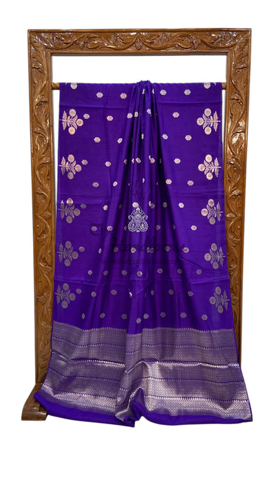 Moonga Georgette Handloom Banarasi Saree