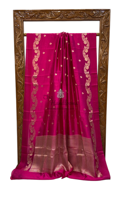 Pure Mango Silk Banarasi Handloom Saree