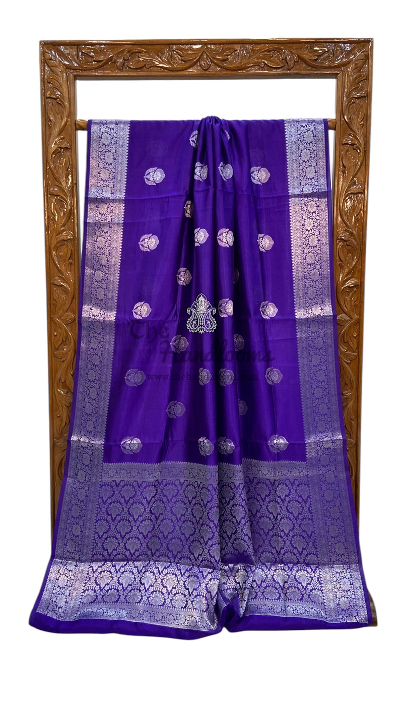 Pure Mango Silk Banarasi Handloom Saree - The Handlooms