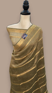 Pure Kora Tissue Handloom Banarasi Saree - The Handlooms