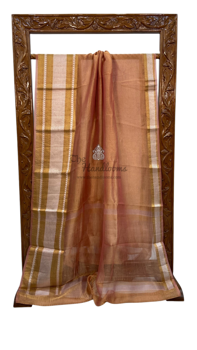 Pure Kora Tissue Handloom Banarasi Saree - The Handlooms