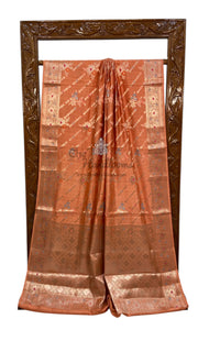 Pure Chiniya Silk Handloom Banarasi Saree - The Handlooms