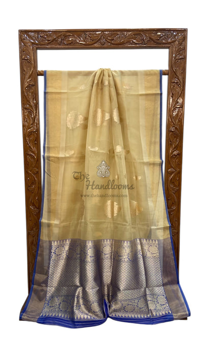 Pure Kora Handloom Banarasi Saree