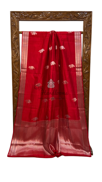 Pure Mango Silk Banarasi Handloom Saree