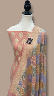 Khaddi Georgette Banarasi Dress material - The Handlooms