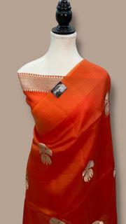 Pure Kora Handloom Banarasi Saree - The Handlooms