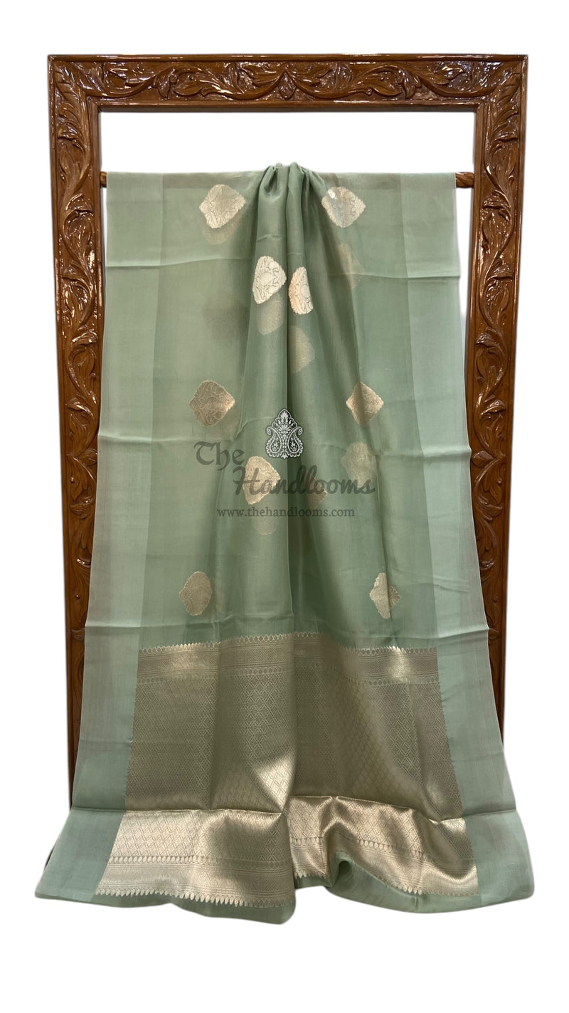 Pure Kora Handloom Banarasi Saree - The Handlooms