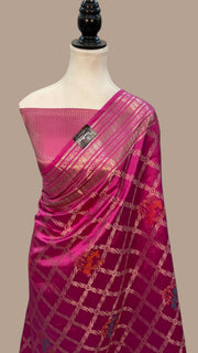 Pure Mango Silk Banarasi Handloom Saree - The Handlooms