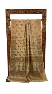 Moonga Georgette Handloom Banarasi Saree - The Handlooms