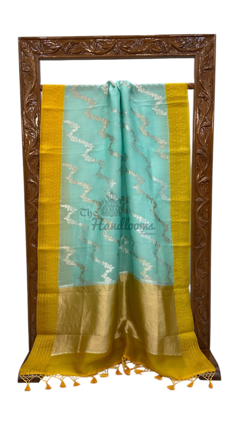 Pure Kora Handloom Banarasi Saree - The Handlooms
