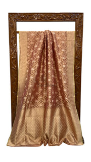 Pure Tissue Reshmi zari Handloom Banarasi Saree - The Handlooms