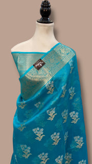 Pure Kora Handloom Banarasi Saree - The Handlooms